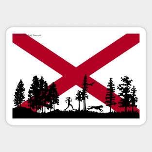 Run Alabama Sticker